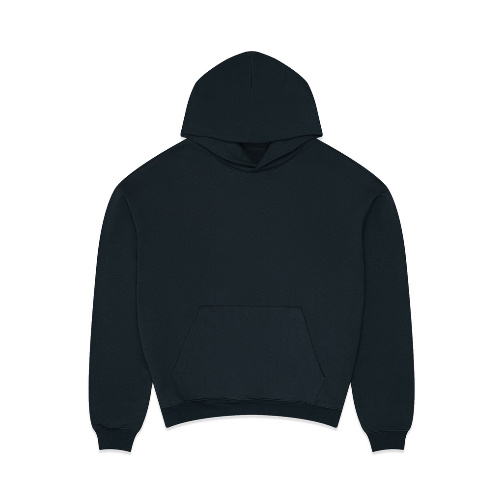 350 GSM 'Dark Navy' Fleece Hoodie