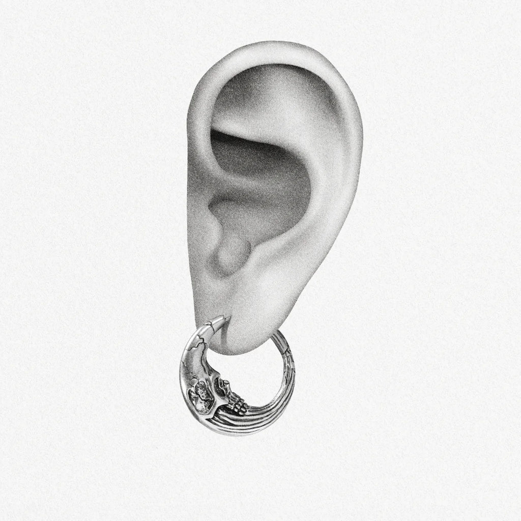 LUNAR SOLAR SKULLS EARRINGS