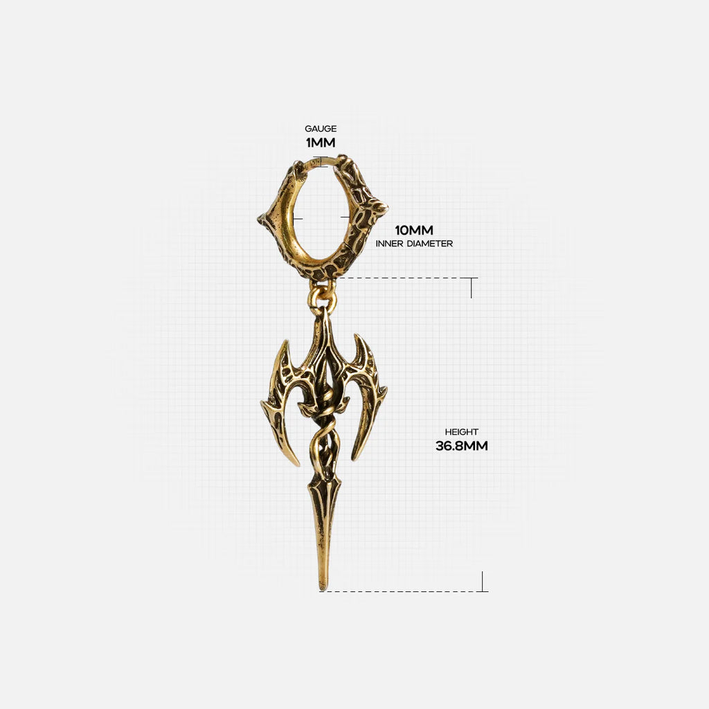 LONGINUS HALO PIERCER EARRINGS