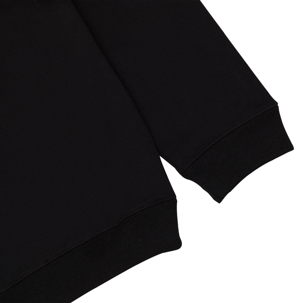 600 GSM 'Black' Fleece Crewneck