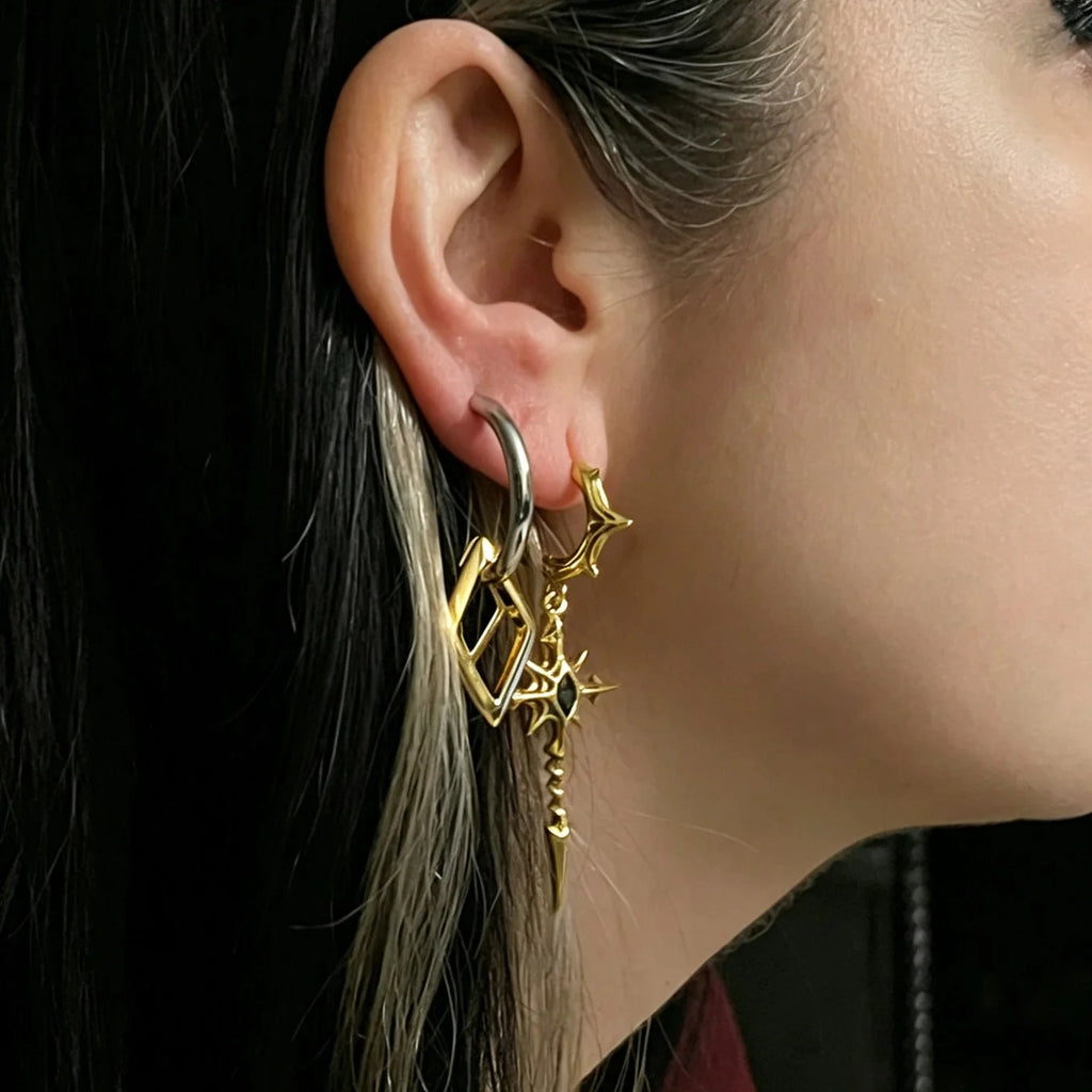 LONGINUS BLOOD RELIC EARRINGS